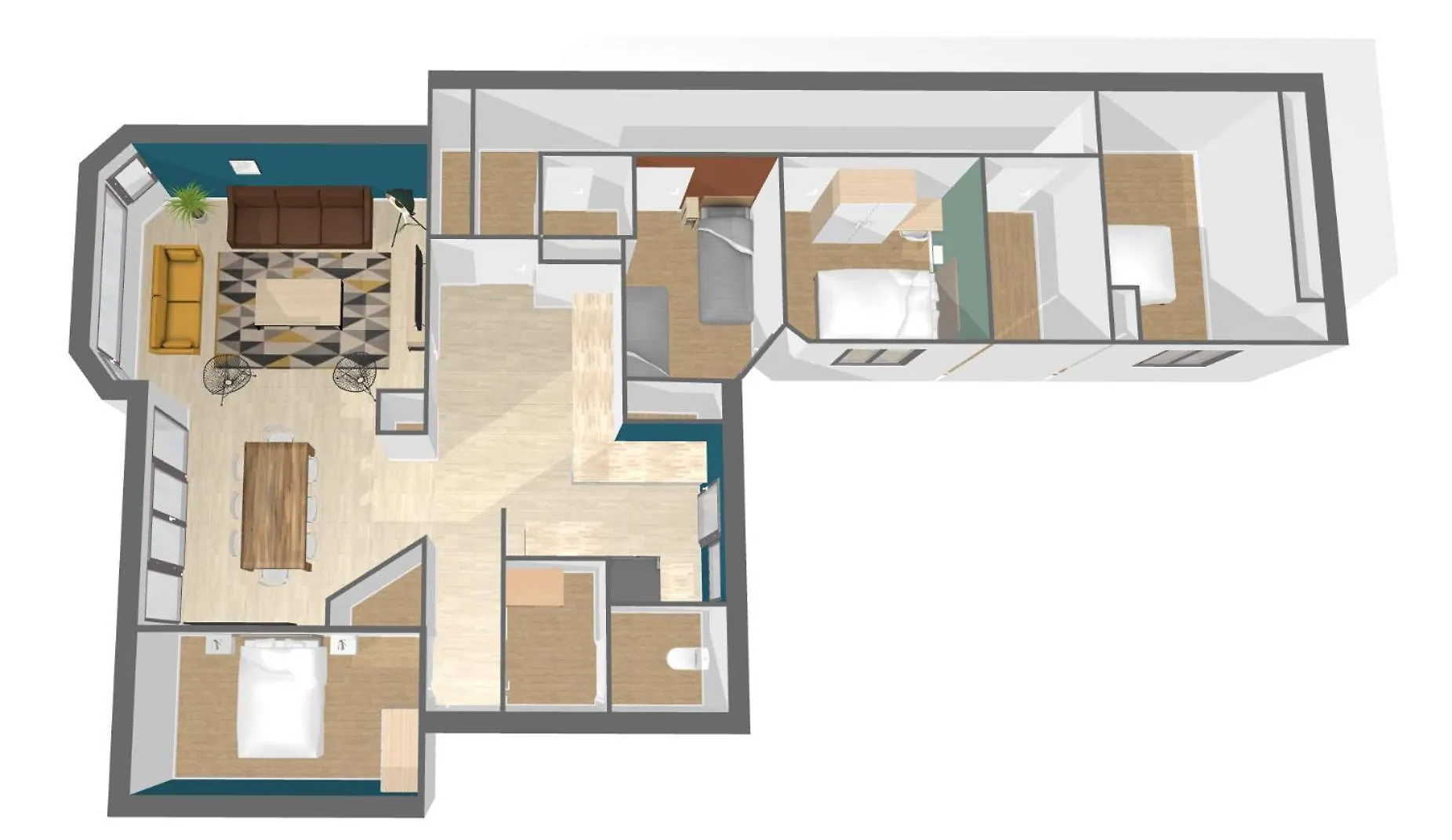 Apartamento Grand Place - Appartement Tout Confort Balcon, 4Ch Lille
